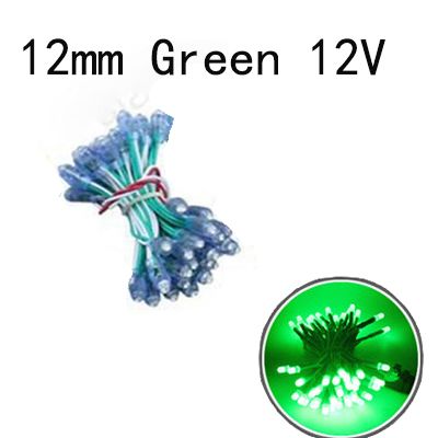 12mm Verde 12V