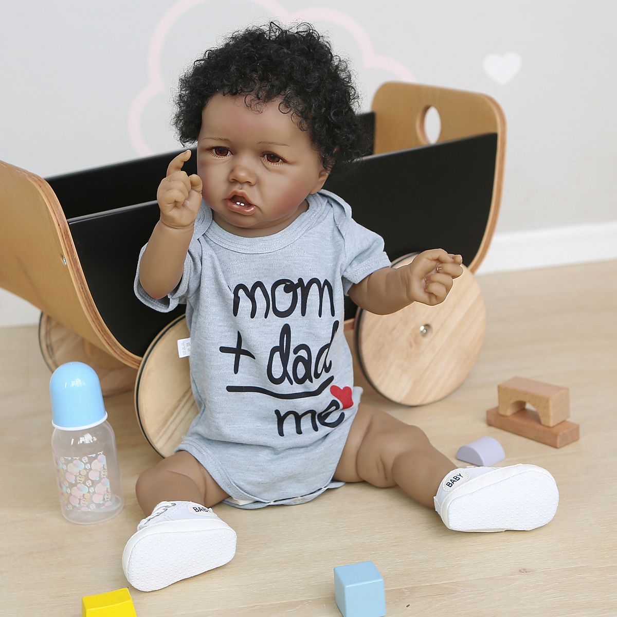 full body silicone baby african american