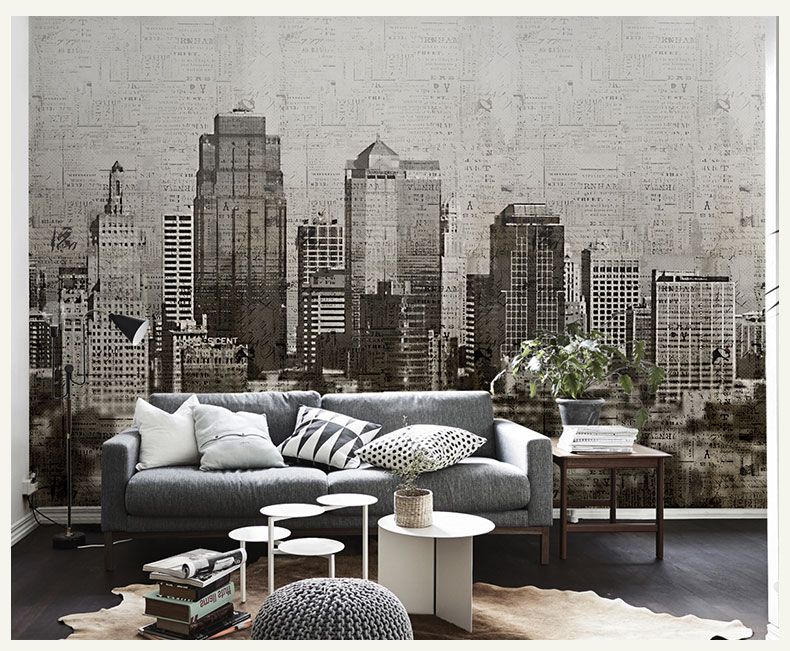 خلفيات مبنى خمر أبيض وأسود مدينة جدارية 3d جدار بو الجداريات ورق الجدران خلفية ورقية كبيرة 2021 من cusas 104 35ر س موبايل dhgate