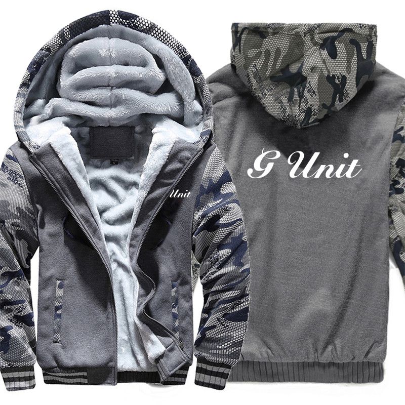 Neue 50 Cent Rap G Unit Hoodies Camouflage Ärmel Pullover Winterjacke G Unit  Hip Hop Sweatshirts Langarm Mantel Von 42,33 € | DHgate
