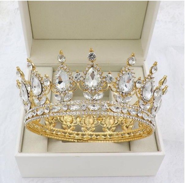 Trouwen Accessoires Haaraccessoires Haarsieraden Swarovski bruiloft haar accessoires Swarovski tiara hoofddeksel bruiloft tiara kronen Swarovski bruiloft sieraden bruids tiara's en kronen 