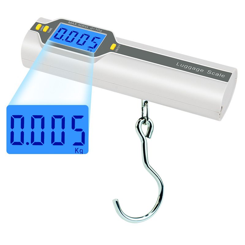 Anpro Báscula de Equipaje Digital 10kg-50kg con Cinta Mética