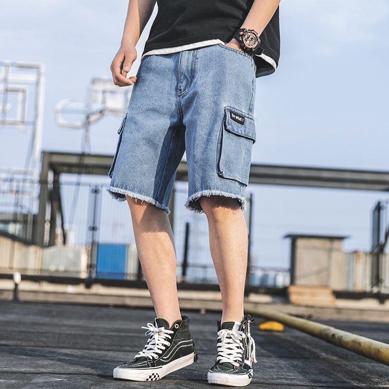 Mens Jeans 2021 Summer Denim Shorts 