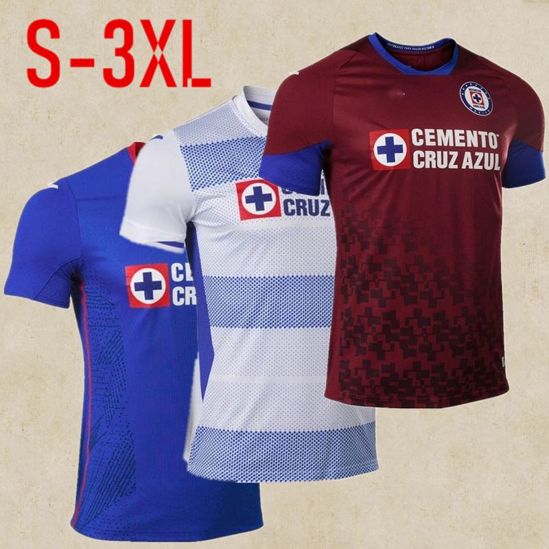 2020 S 3XL 2020 2021 Mexico Club Cruz Azul Liga MX Home Soccer Jersey