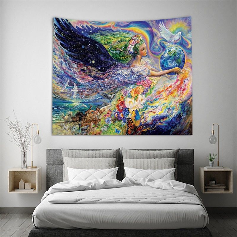 Tapestries Tapestry Wall Hanging Bed Spread Beach Towel Table Cloth Yoga Mat Home Decoration Retro Style Design Rectangle 150cmx130cm From Angorabest 23 01 Dhgate Com