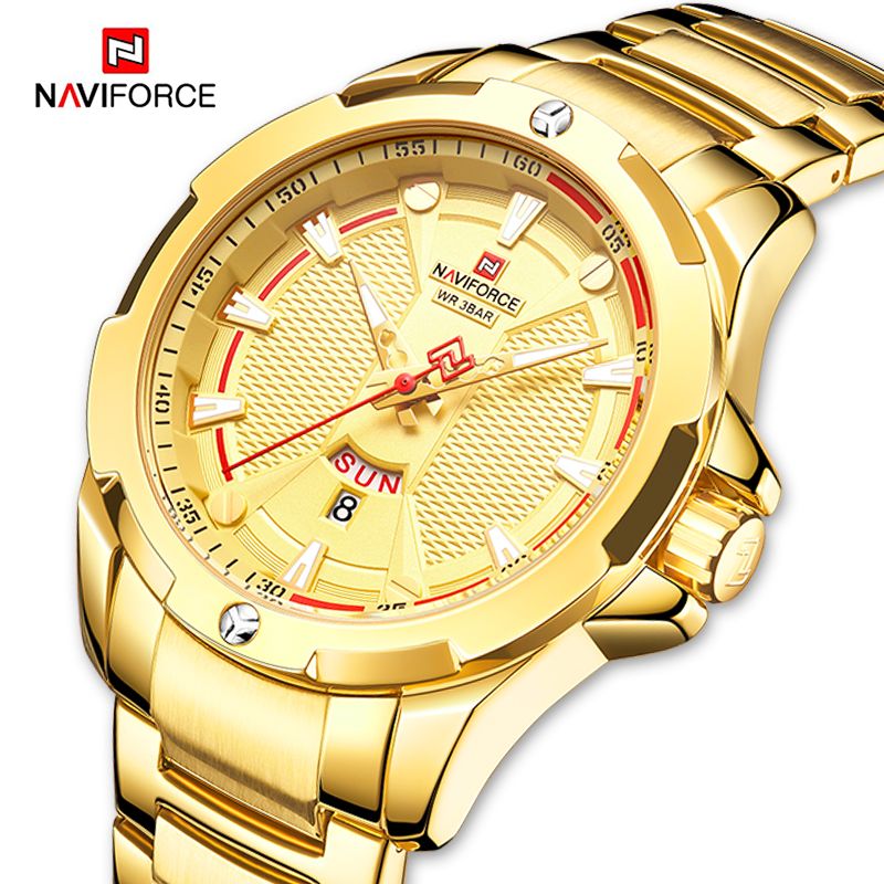 naviforce gold watch