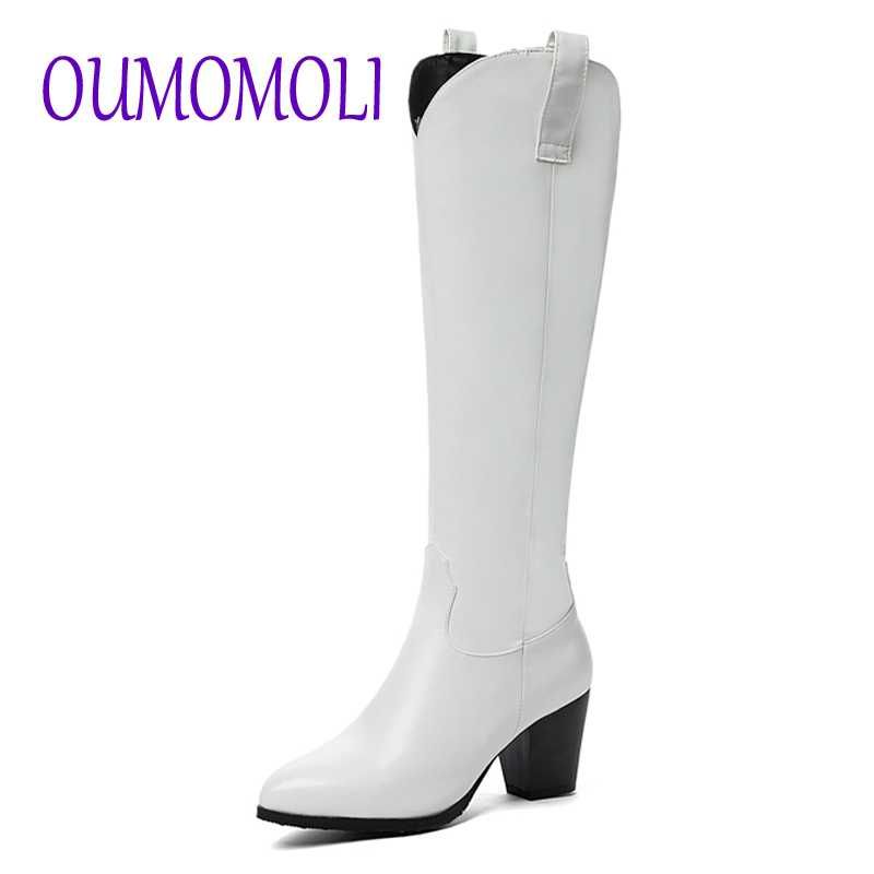 winter white knee high boots
