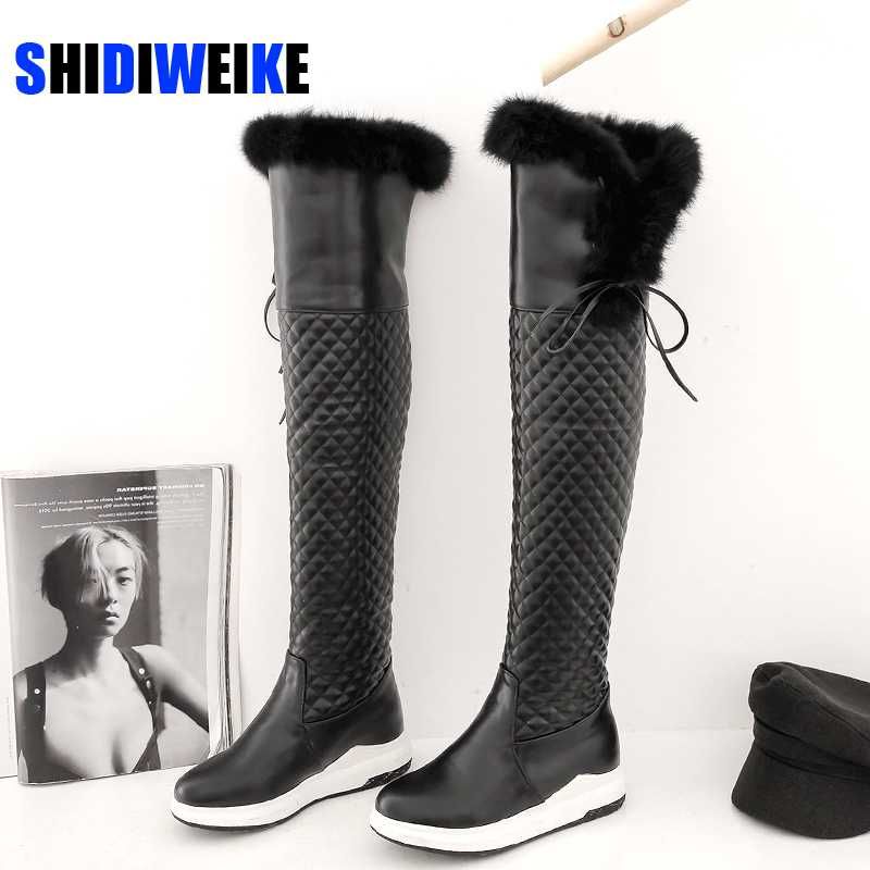 over the knee winter snow boots
