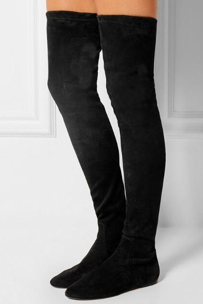 over knee flat boots