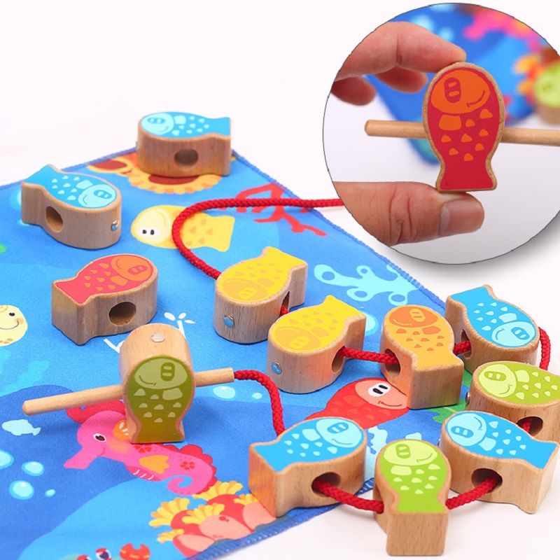 Creativo Imán De Madera Juego De Pesca Juego De Juguete Creativo Imán De Madera Juego De Pesca Juego De Juguete