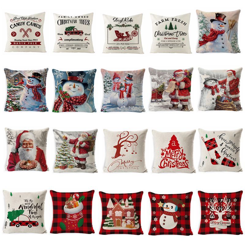 christmas couch pillow covers