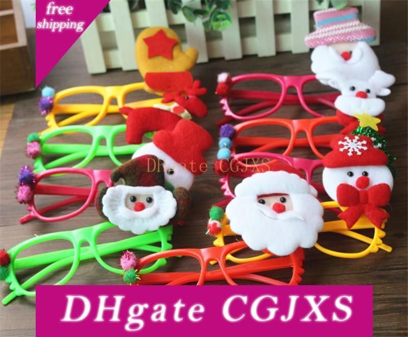 flashing christmas glasses
