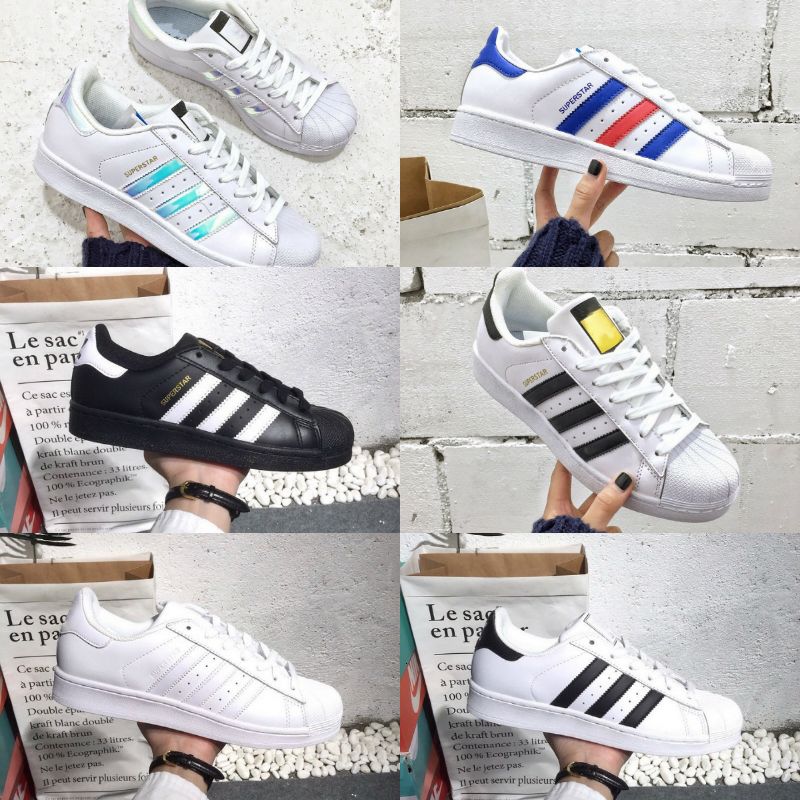 mens black superstars