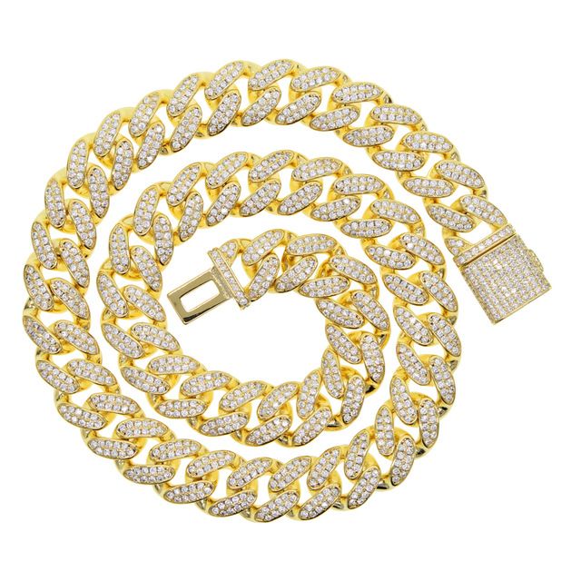 guldvitt halsband 38cm