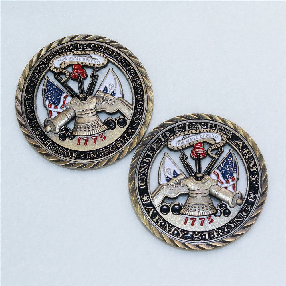 Wholesale Stylish And Cheap BRAND US Army Core Values Collectible 