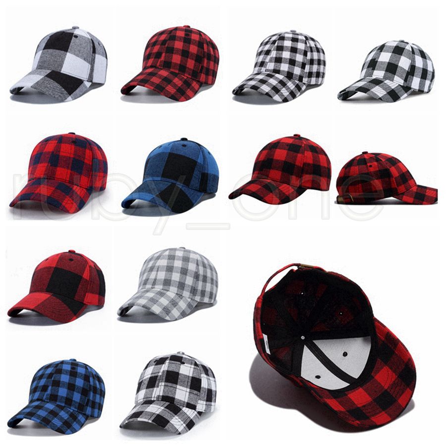 Buffalo Check Hats Red Plaid 