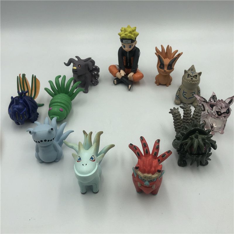 Acheter Set Naruto Action Figure Pvc Toys Bebe Bijuu Kyuubi Kurama Collection Pour Enfants De Noel Jouets 9cm Mx0811 De 12 72 Du Tubi10 Fr Dhgate Com