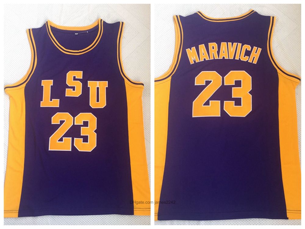 Pete maravich lsu jersey Clearance