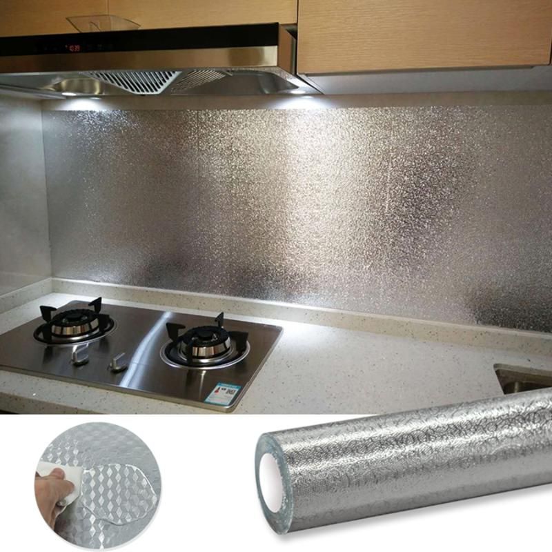 شراء ديكور غرفة pvc مقاوم للماء النفط واقية من الجدار ملصق للحائط المطبخ مطبخ موقد الذاتي لاصق قابل للإزالة ملصقات الديكور المنزلي رخيص التسليم السريع والجودة ar dhgate