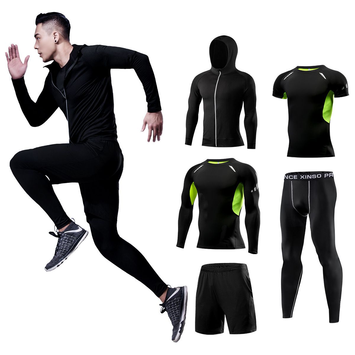 champion men's running tights