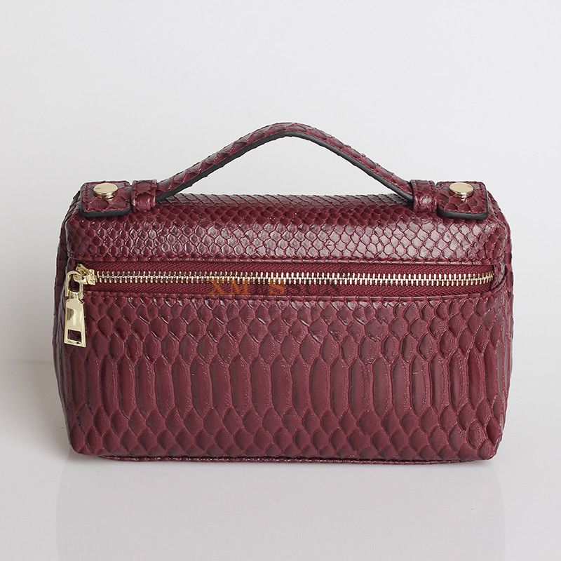 ostrich skin purse