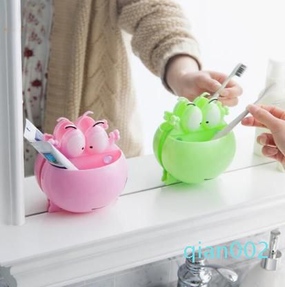 2020 Cartoon Sucker Gecko Toothbrush Holder Wall Suction Hook Tooth Brush Holder Home Decor For Kids Bathroom Accessories Lp0244 From Qian002 1 95 Dhgate Com