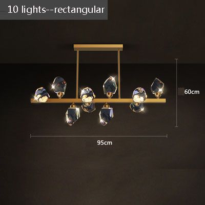 10 lights rectangular