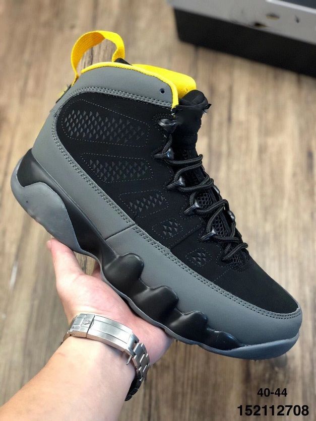 black and gold 9s