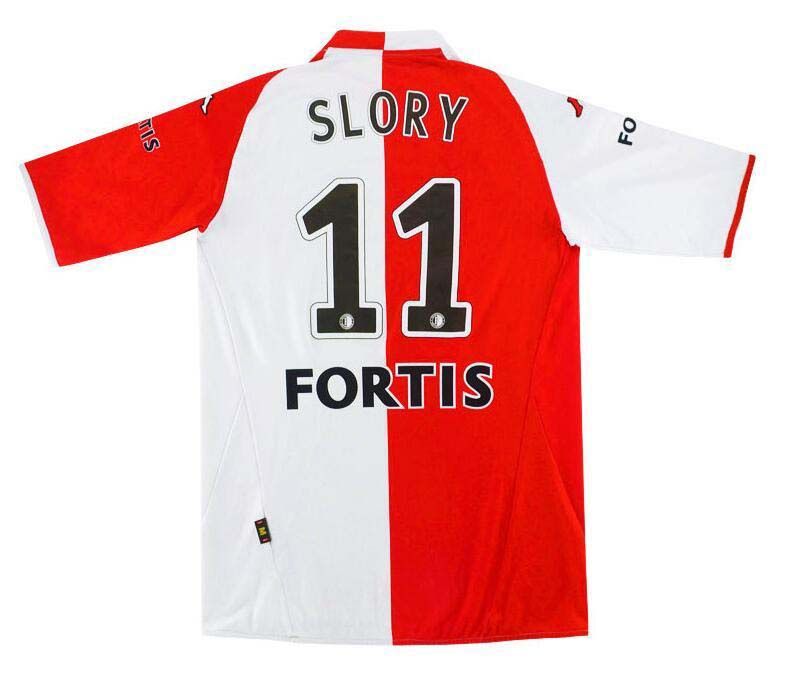 2007 2008 Soccer Feyenoord Retro Jersey Rotterdam 9 Roy ...