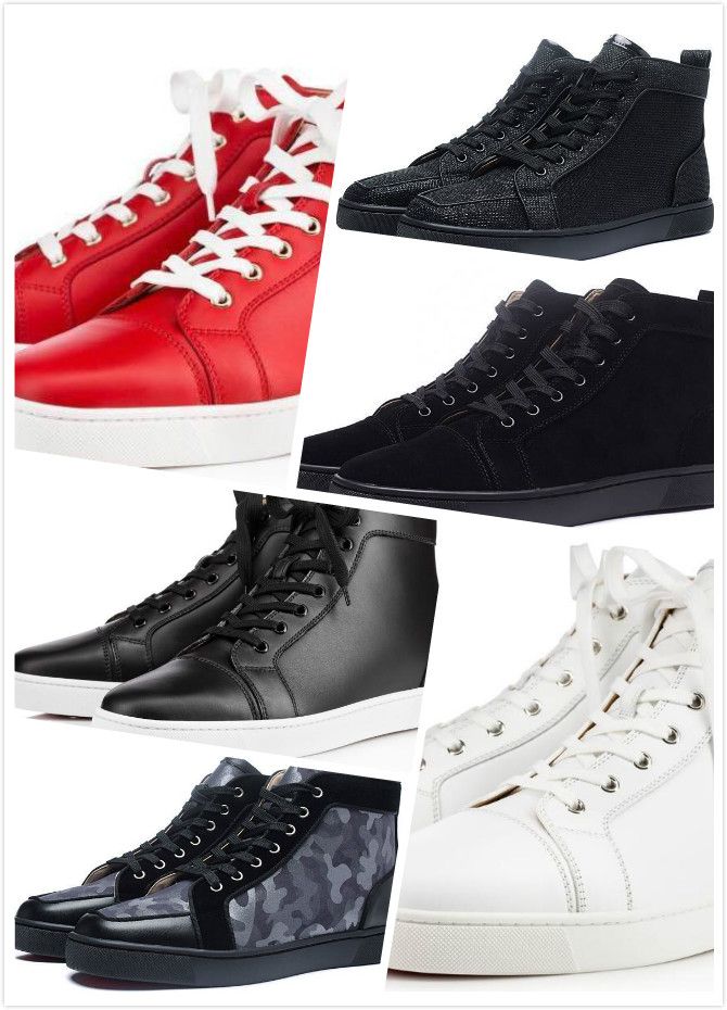 red bottom casual shoes