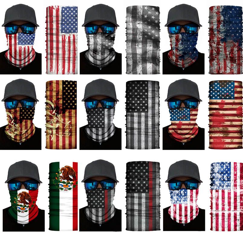 Head/Face/Mask/Neck Gaiter Biker's Tube Bandana Scarf Beanie Cap Snood Unisex 