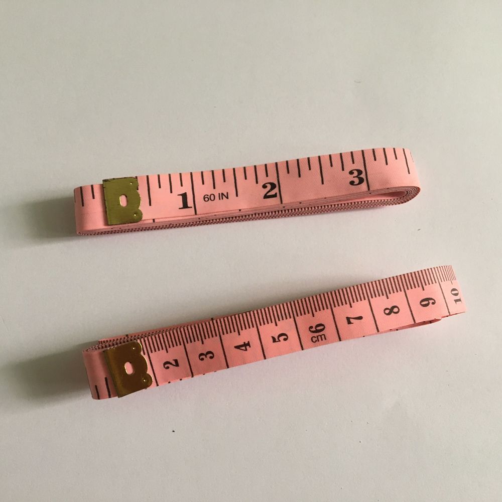 Tape measure Color, cm- or cm/inch scale