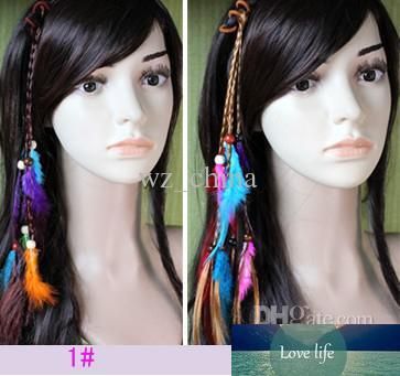 2020 Hotsale Handmade Hair Headband Braid Hair Jewelry Feather Extensions Hair Clips For Women Fashion New From Samtime 16 9 Dhgate Com
