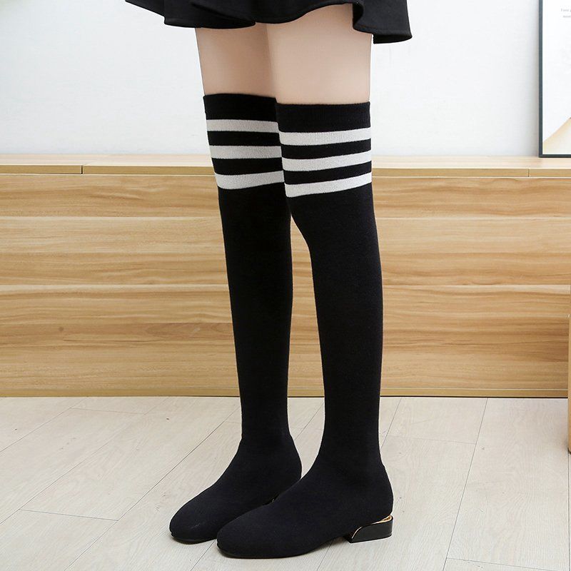 high heeled rubber boots