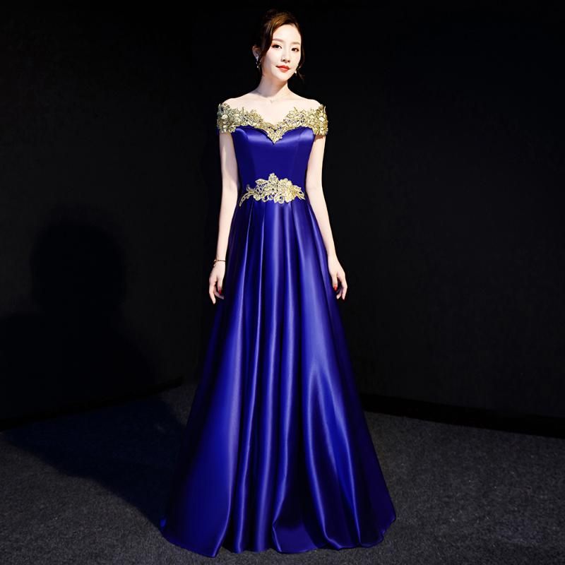 navy blue cheongsam