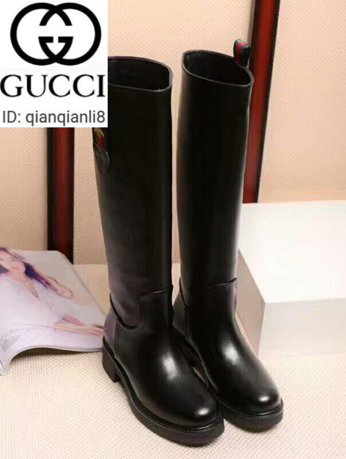long black rain boots