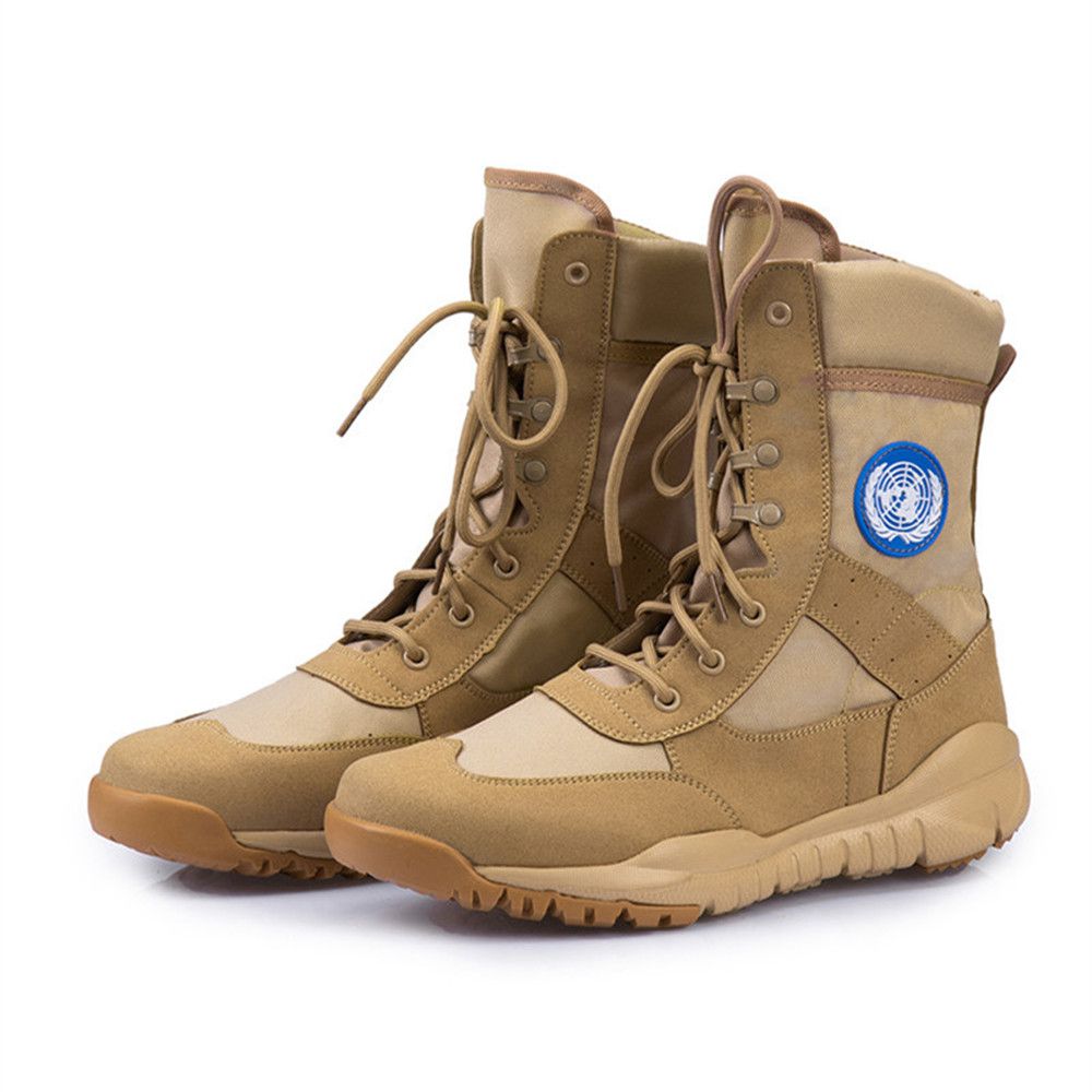 Hoge Kwaliteit Suède Leather Canvas VN Peaceforce Tactical Boots Heren  Desert Combat Laarzen Outdoor Leger Laarzen