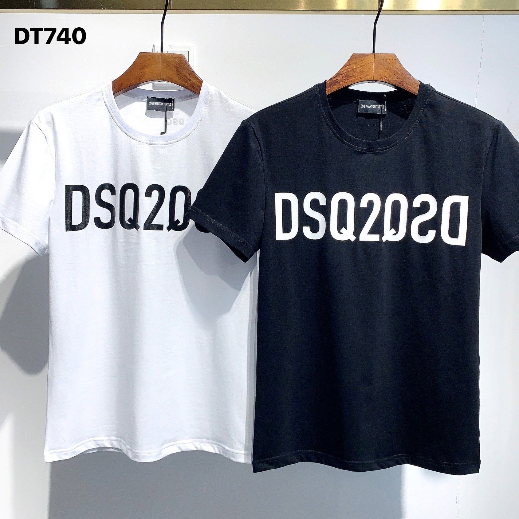 DSQ T Shirts Hommes Designer T-shirts Noir Blanc Hommes Été Mode Casual Streetwear T-shirt Tops à manches courtes Taille M-XXXL 32204
