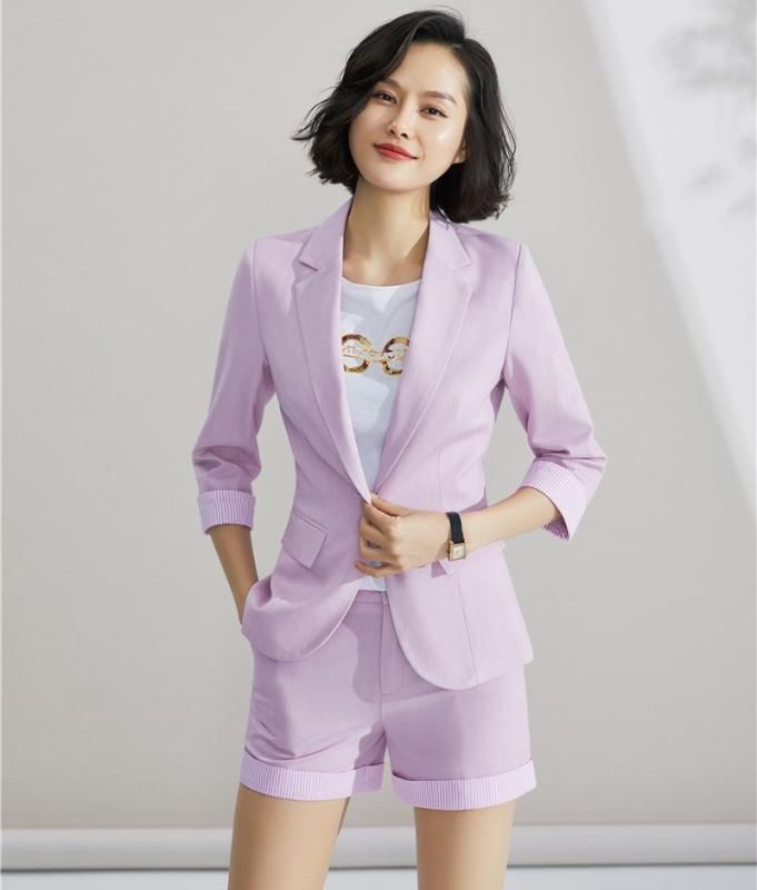 womens business shorts