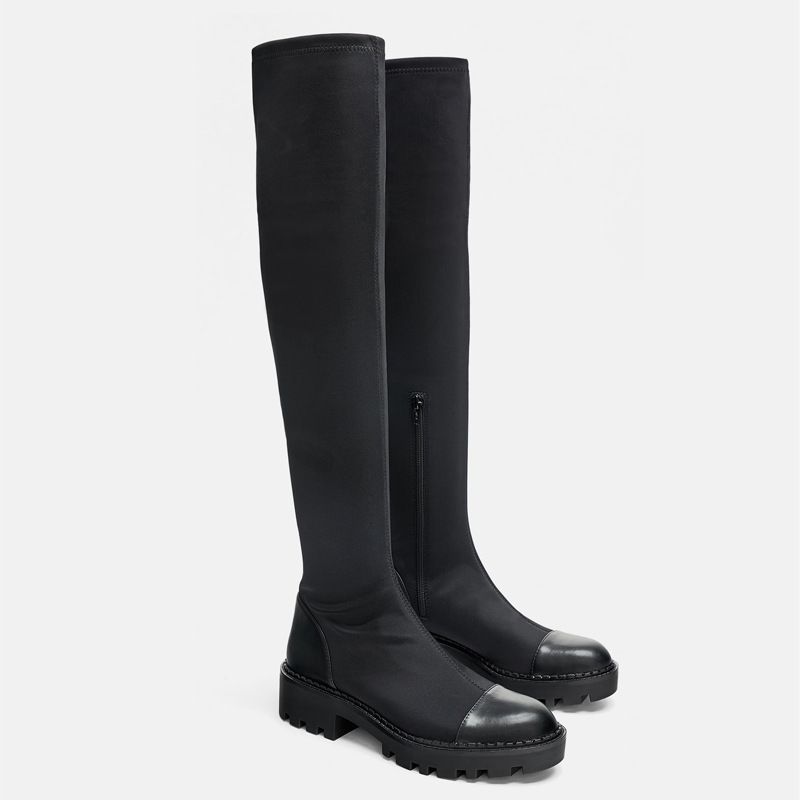 flat sole rain boots