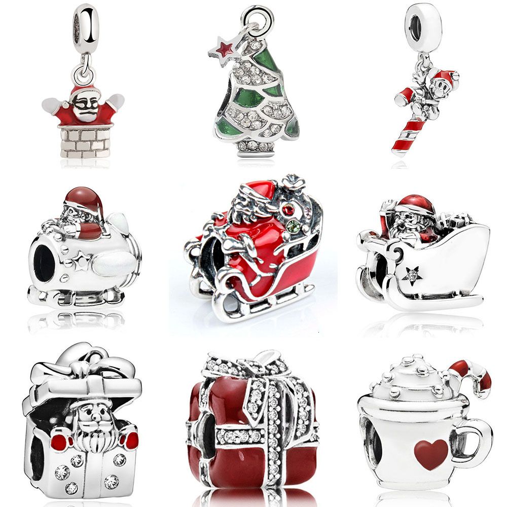 2021 Christmas Charm For Women Girl Gift Adapting Pandora Bracelet ... 2021 Christmas Charm For Women Girl Gift Adapting Pandora Bracelet ...