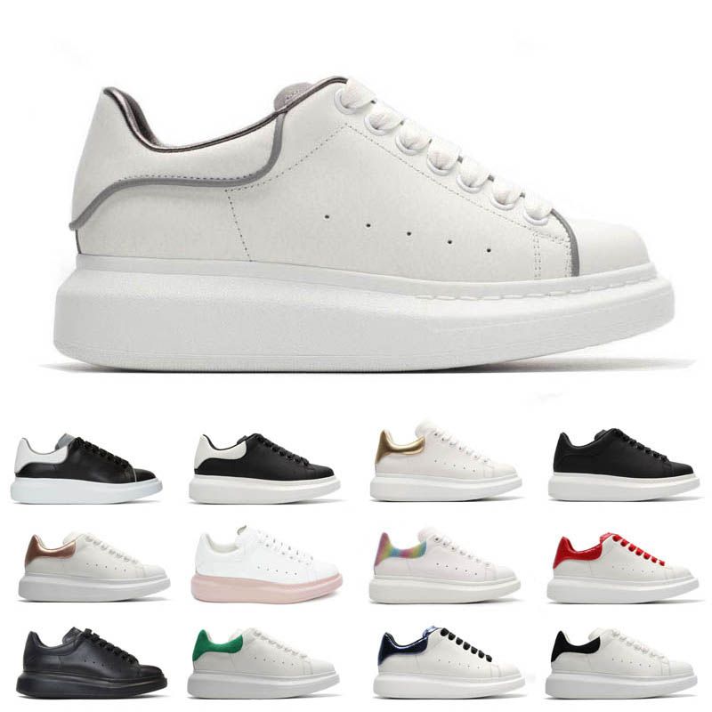 mens white platform trainers