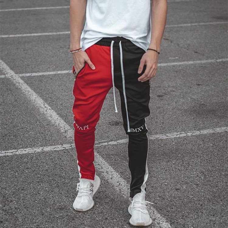 Compra Pantalones Para Hombres Moda Para Hombre Letras De Calle Stripte  Skinny Hiphop Skateboard Lápiz En es Barato | Entrega Rápida Y Calidad |  Es.Dhgate
