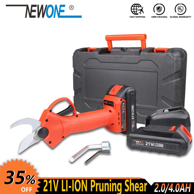 2020 Newone 16 8v 21v Cordless Fruit Pruning Shears Brushless Gardening Plant Scissor Branch Pruner Trimmer Tools Secateur Orchard From Yaritsi 123 84 Dhgate Com