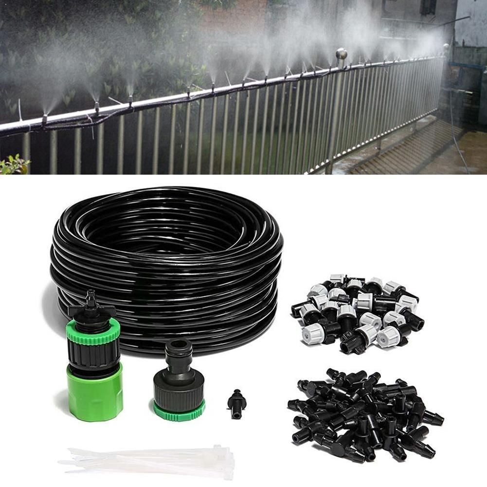 System Kit Garden Water Water Sprayer Nozzles Cooling Misting Outdoor Garden