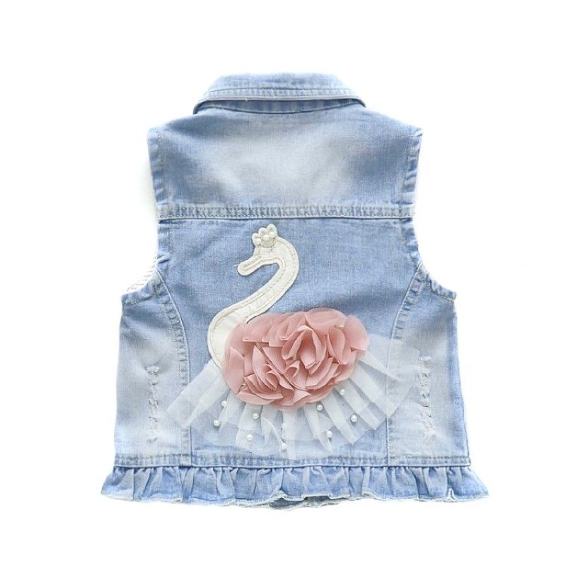 Denim Jeans Chaquetas para 8 Casual Outerwear Ropa para niños Autumn Girls Ropa