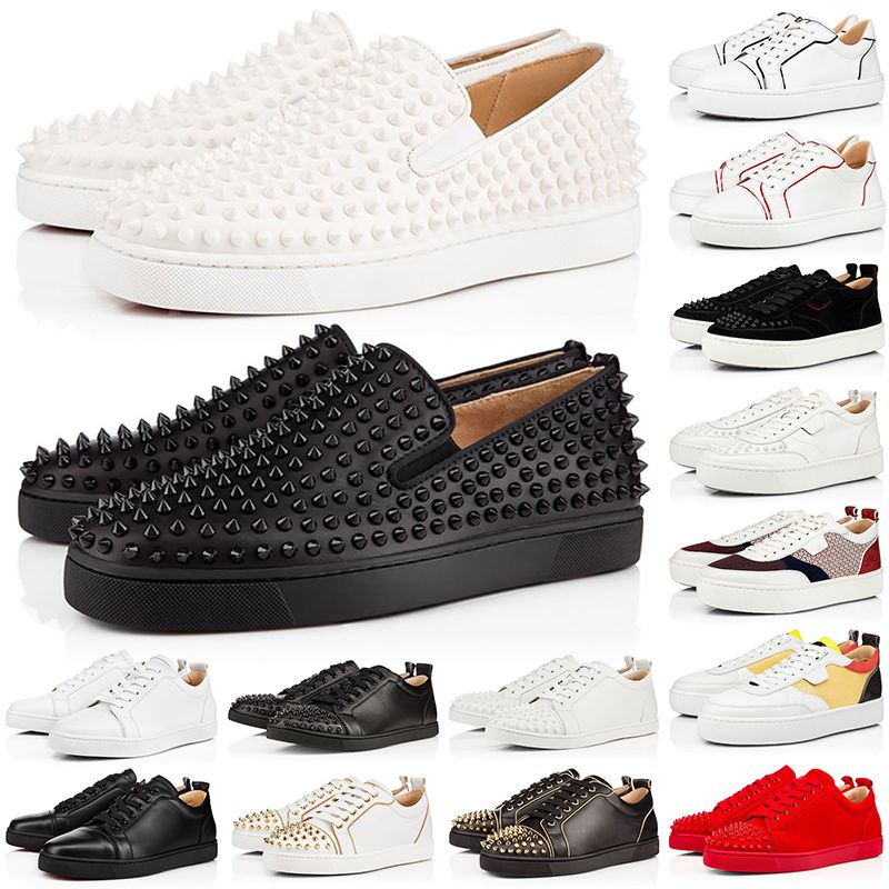 red bottom casual shoes