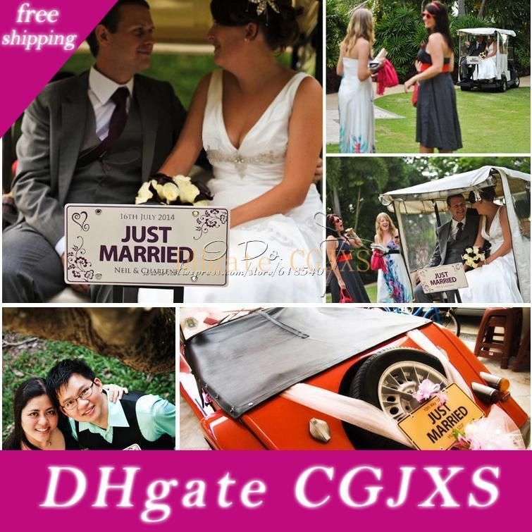 Eco Friendly Personalized Car Plate Wedding Car Decoration Wedding Supplies Wedding Backdrops Event Party Supplies Online Birthday Party Supplies Online Kids Party Supplies From Aigtgrr 23 54 Dhgate Com