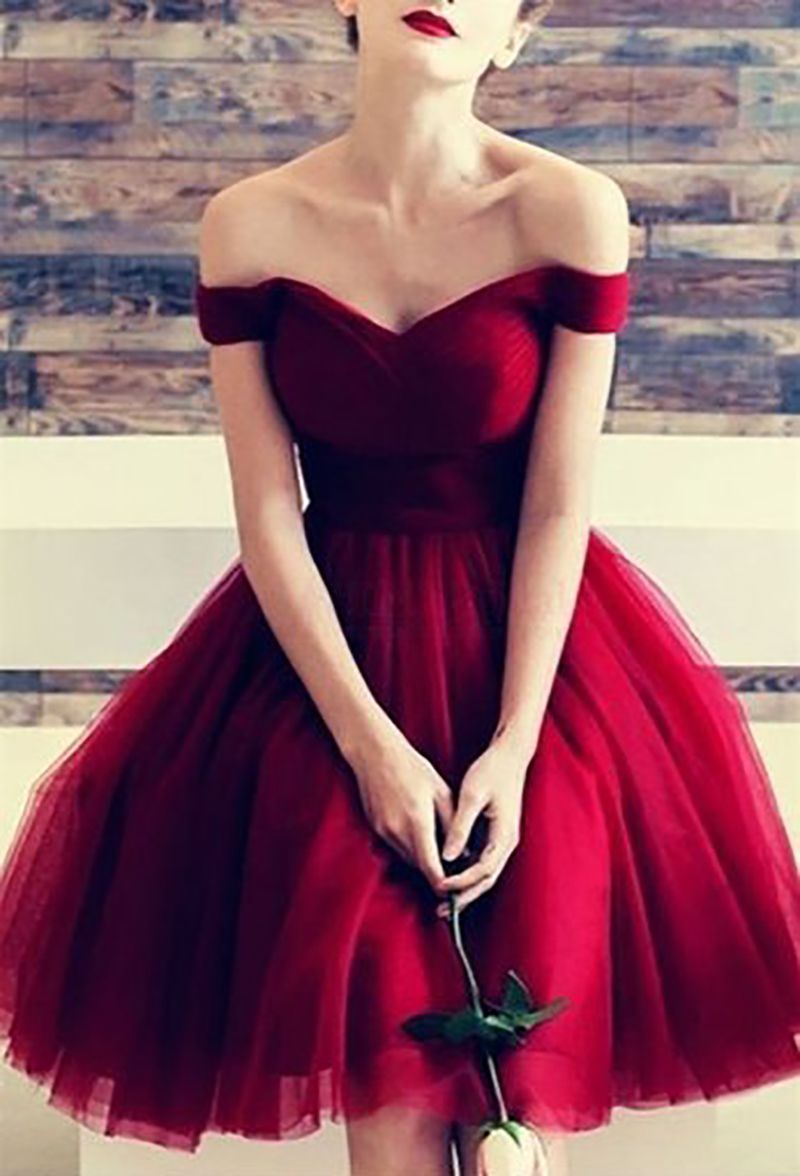 heroïne Additief liter Verngo Simple Red Tull Prom Jurken Korte Baljurk Prom Dress Lace Up Back Dress Prom Gala Jurken Vestidos de Fiesta de Noche Y200710 heroïne Additief liter Verngo Simple Red Tull Prom Jurken Korte Baljurk Prom Dress Lace Up Back Dress Prom Gala Jurken Vestidos de Fiesta de Noche Y200710