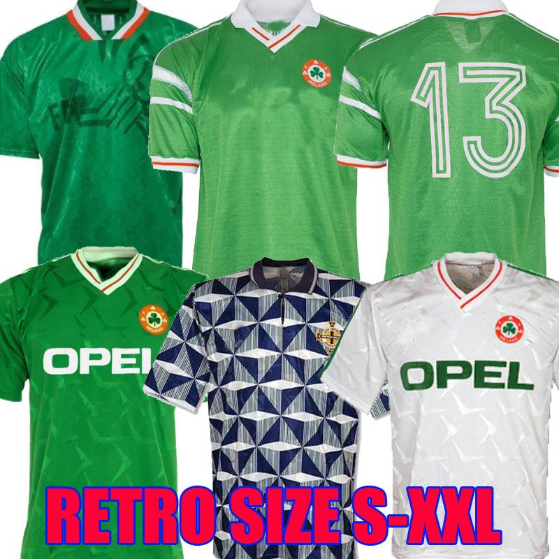2020 1990 1992 1994 1988 Ireland Retro Soccer Jerseys 90 93 94 World